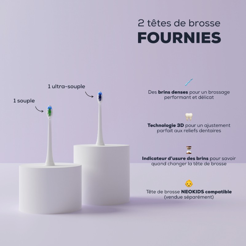 NEOSONIC® - Brosse à dents électrique sonique NEOPULSE® lilas