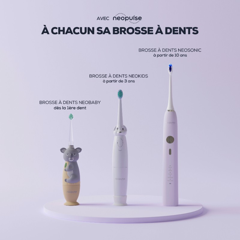 NEOSONIC® - Brosse à dents électrique sonique NEOPULSE® lilas