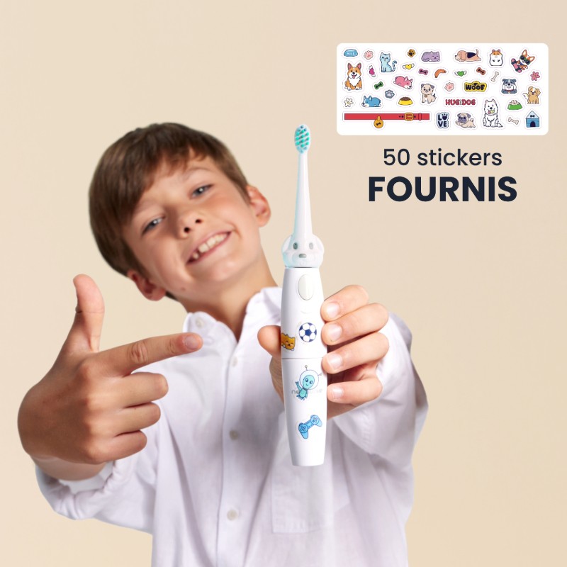 NEOKIDS® – Brosse à dents électrique sonique enfant (dès 3 ans) – NEO