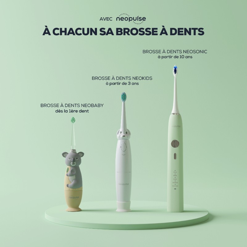 NEOSONIC® - Brosse à dents électrique sonique NEOPULSE® vert