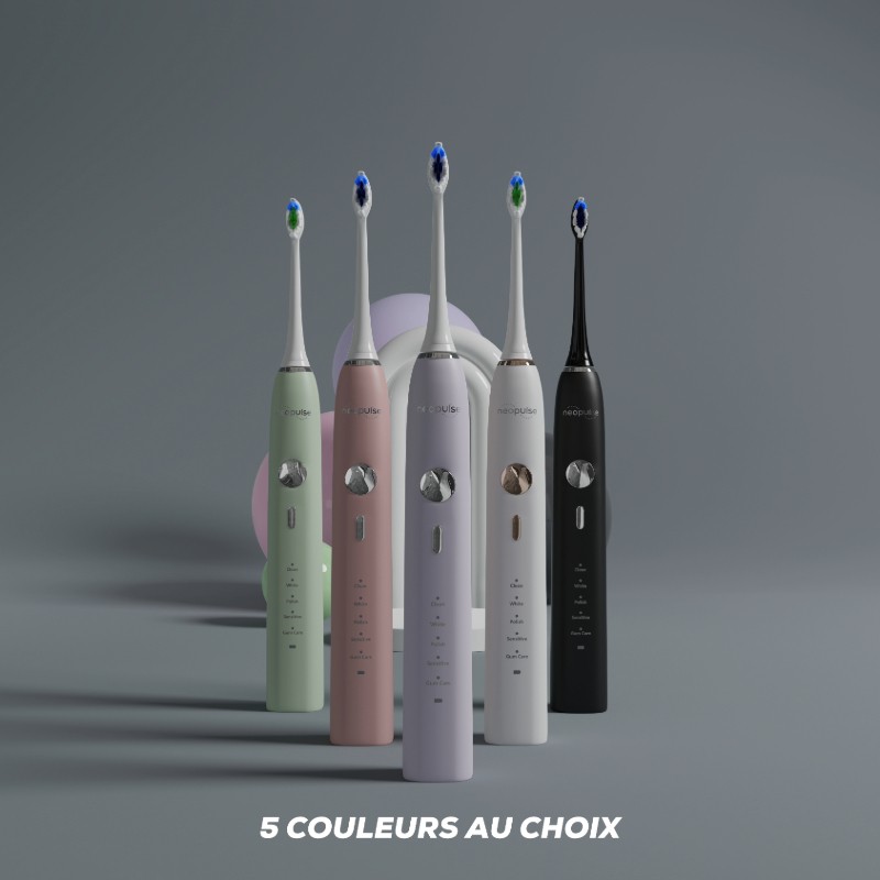 NEOSONIC® - Brosse à dents électrique sonique NEOPULSE® noir
